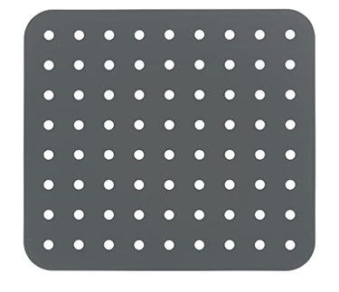 WENKO Spülbeckeneinlage Kristall Eckig, extra Dicke Spülbeckenmatte, schützt vor Kratzern, robuster Kunststoff, 31 x 27,5 cm, Grau im Sale